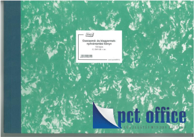 C.3341-28 Csecsemő és kisgyermek nyilvántartó A3 100 lapos