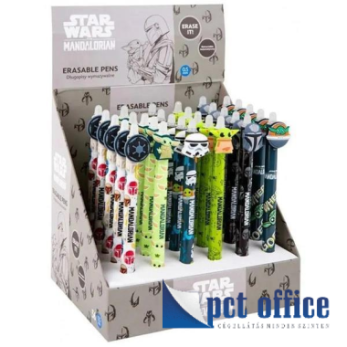 Zseléstoll nyomógombos Colorino Radírozható Disney Star Wars Mandalorian 0,5 mm Kék