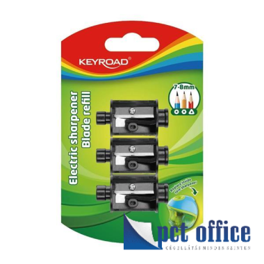 Ceruzahegyezőhöz penge Keyroad Racer 3 db-os