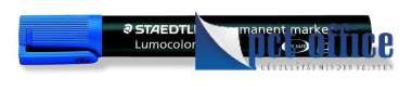 Alkoholos marker Staedtler Lumocolor 350 2-5 mm vágott Kék