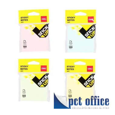 Öntapadó Jegyzettömb Deli Stick Up 1302 76x76 mm