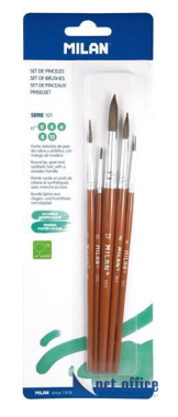 Ecsetkészlet 5 db-os (0,4,6,8,12) Milan