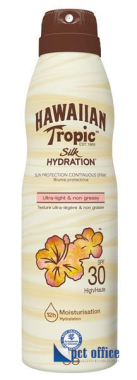 Naptej, Fényvédő spray Hawaiian Tropic Silk Hydration Spray 30 SPF 177 ml