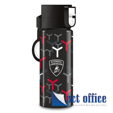 Kulacs 475 ml Ars Una Lamborghini Fekete-szürke-piros