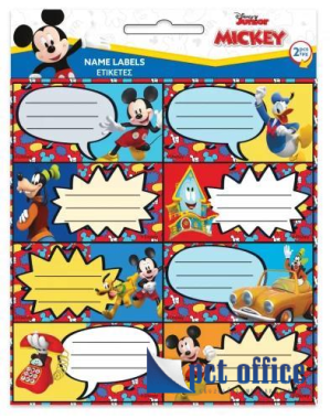 Füzetcímke/Vignetta 16 db-os Mickey 2ív/cs