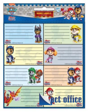 Füzetcímke/Vignetta 16 db-os Mancs Őrjárat 2ív/cs