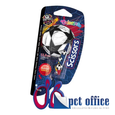 Olló 12,5 cm Colorino Kids Football