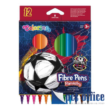 Filctoll készlet 12 db-os Colorino Football