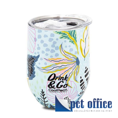 Kávés bögre 350 ml Coolpack Duplafalú fém Davao