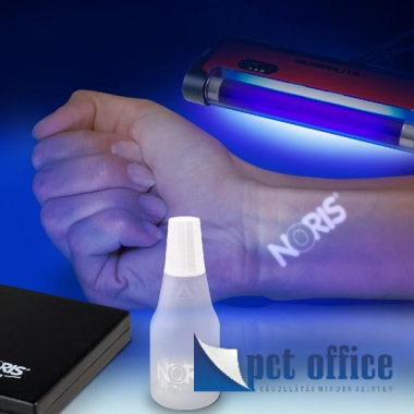 Bélyegzőfesték Noris N110 UV / 1 L papírra és emberi bőrre is alkalmazható