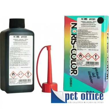 Bélyegzőfesték Noris N191 / 250 ml fekete gyorsan száradó, univerzális