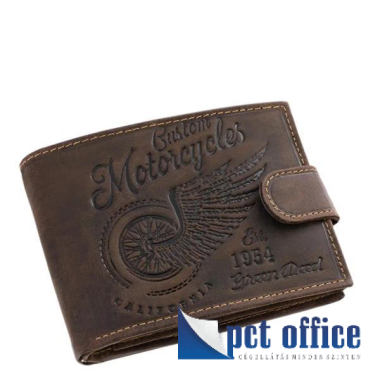 Pénztárca Férfi bőr Green Deed WHE1021/T Motoros mintával