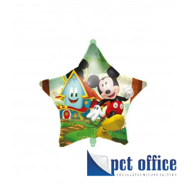 Lufi Fóliás 18 inch-es Mickey Rock the House, csillag