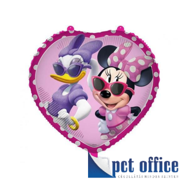 Lufi Fóliás 18 inch-es Minnie Junior, szív