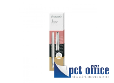 Töltőtoll kupakos Pelikan Jazz Jazz Noble Elegance ezüst 0,7 mm