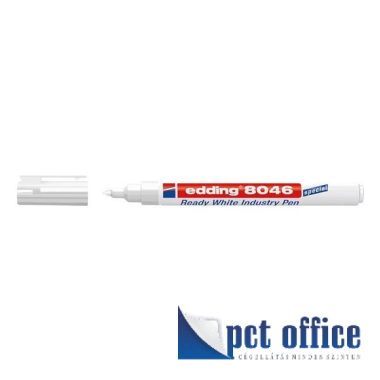 Permanent marker Edding 8046 Industrial/ipari 1-3 mm kúpos Fehér