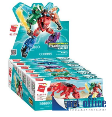 Építőkocka QMAN: 6in1 Tirannoszaurusz hadúr