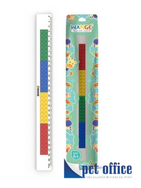 Építőkocka WANGE: 6902 30 cm-es vonalzó
