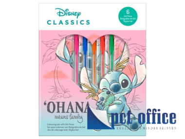 Notesz + zselés toll szett Lilo és Stich Ohana