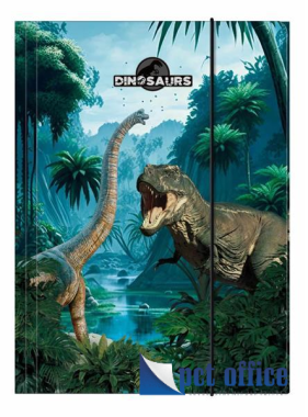 Gumipántos mappa A4 Derform Dinoszaurusz DN19