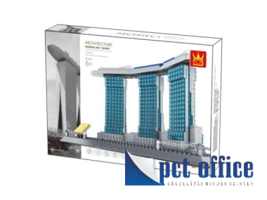 Építőkocka WANGE: 881 db-os Marina Bay Sands – Szingapúr