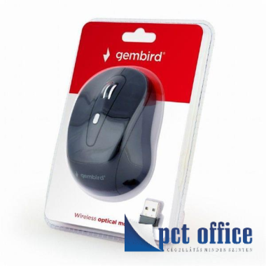 Egér optikai Gembird MUSW-6B-01, vezeték nélküli Black/Gold