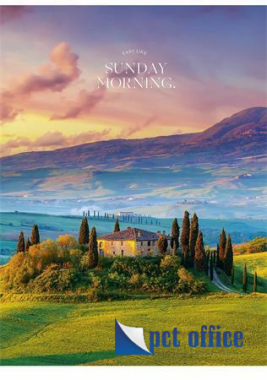 Füzet A4 kockás 40 lap Shkolyaryk Sunday Morning, vegyes