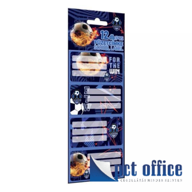 Füzetcímke/Vignetta 12 db-os bliszteres Lizzy Top League Win