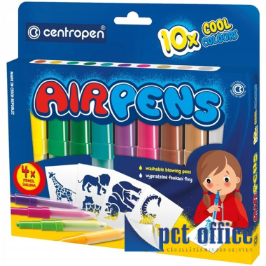 Filctoll készlet 10 db-os Fújós Centropen Cool Set