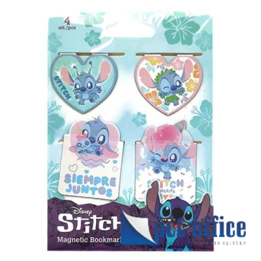 Könyvjelző mágneses Disney Fashion Stitch 4 db-os