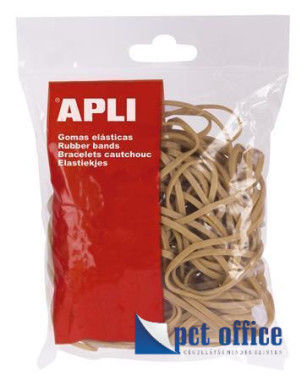 Postázó gumigyűrű, 80X5 mm, APLI, 100g