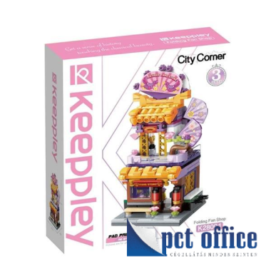 Építőkocka QMAN: K28001 Keeppley - Legyező bolt