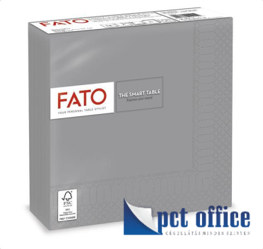 Szalvéta 2 rétegű 50db 33x33 cm FATO szürke