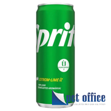 Üdítőital, szénsavas, 0,33 l, dobozos, Sprite citrom-lime DRS