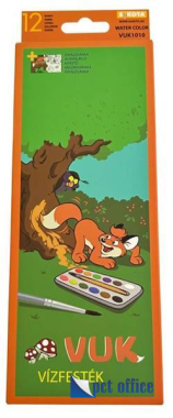 Vízfesték 12 db-os Sakota Vuk