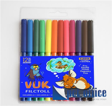 Filctoll készlet 12 db-os Sakota Vuk
