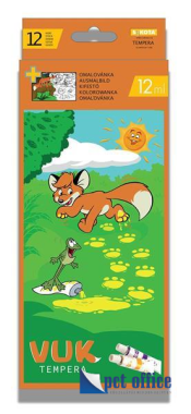 Tempera 12x12 ml Sakota Vuk