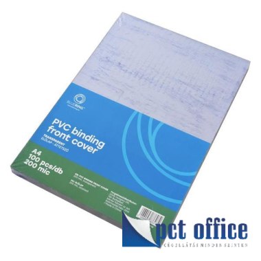 Spirál előlap A4 víztiszta 180 mikronos Fornax