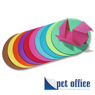 Origami 12 cm kör Folia 100 db-os