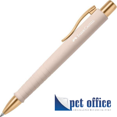 Golyóstoll nyomógombos 0,7 mm Faber-Castell POLY BALL URBAN XB-s rózsaszín