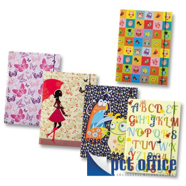 Gumipántos mappa A3 Folia Bringmann