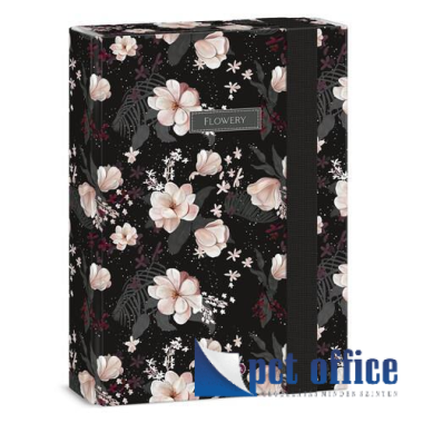 Füzetbox A5 Flowery Black Ars Una