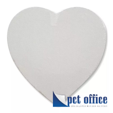 Festővászon szív alakú 15 cm