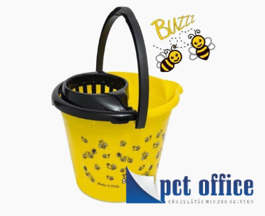 Felmosóvödör 12 L + csavaró Méhecske