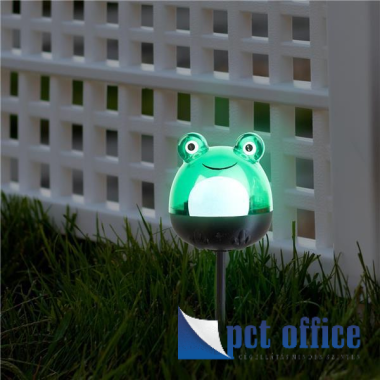 Szolárlámpa LED 150 x 50 x 50 cm Béka hidegfehér