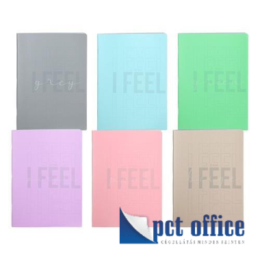 Füzet A4 Play feel colors kockás 80 lap