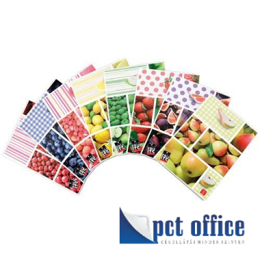 Füzet A4 Mintás 42 Lap Pigna Fruits vonalas