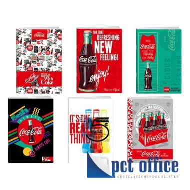 Füzet A4 Mintás 50 Lap Bestbuy Coca-Cola kockás