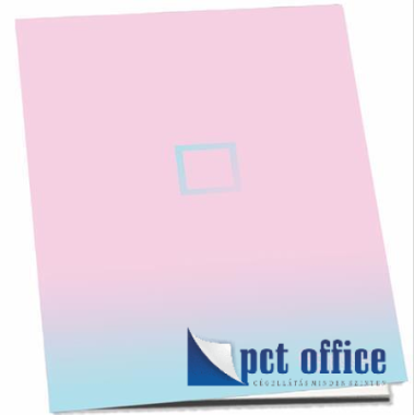 Füzet A4 Mintás 52 lap Kockás Pulse Pasztell