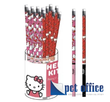 Grafitceruza henger HB Hello Kitty Sweetheart radírral